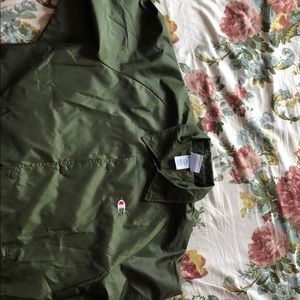 Champion Coaches Jacket - Size Medium - Olive